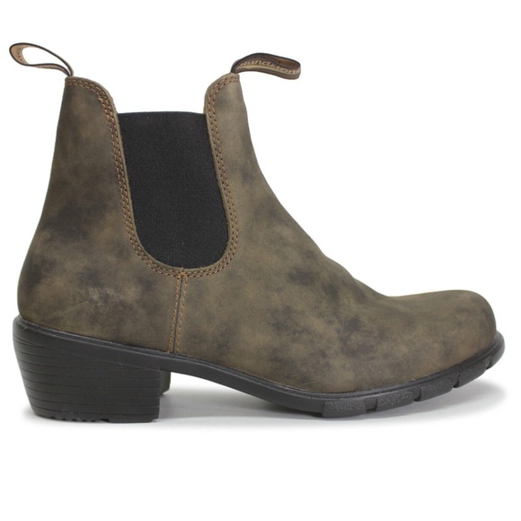 Blundstone Shoes - Blundstone 1677 Booties Womens Sz 8.5 Heeled Boots Rustic Brown